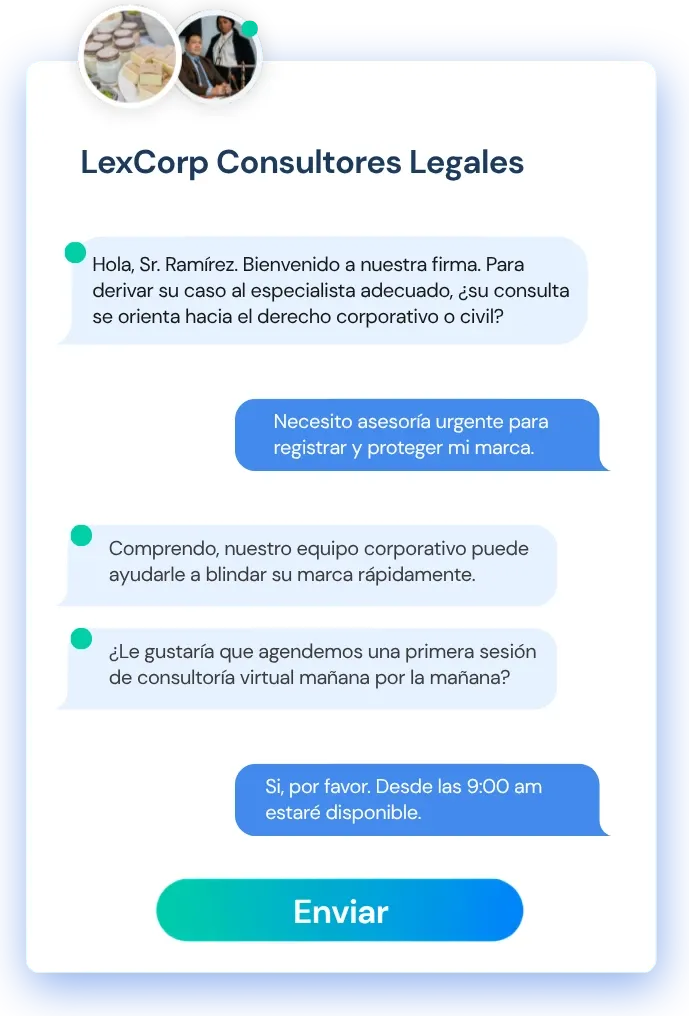 Recepcionista IA para Bufetes de abogados