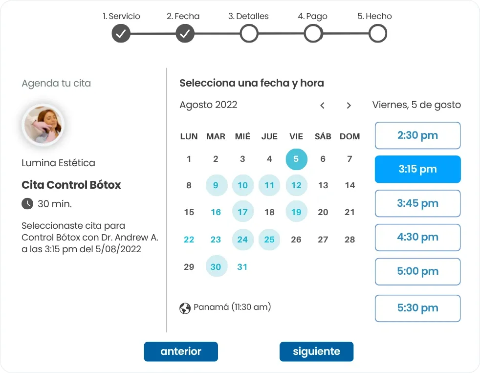 Agenda directa desde la web