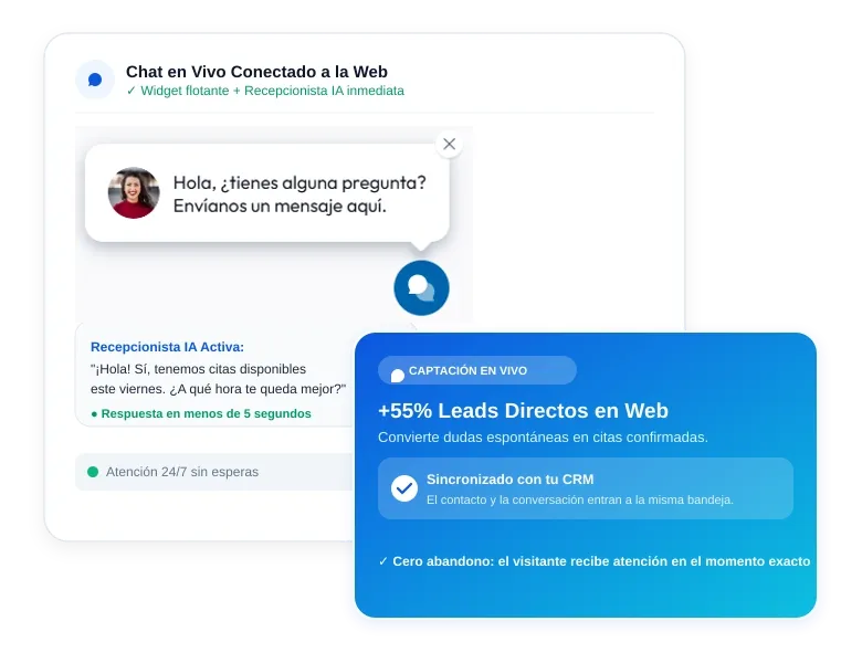 Chat en vivo conectado