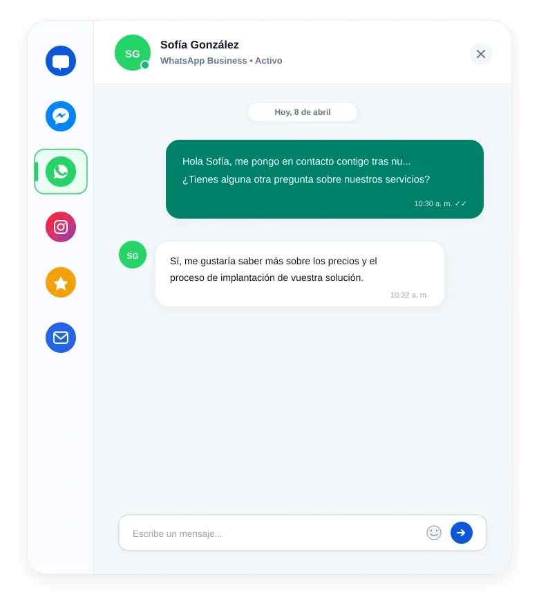 WhatsApp Business oficial