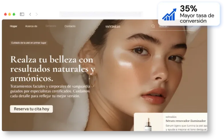 Web de alta conversión para Clínicas estéticas