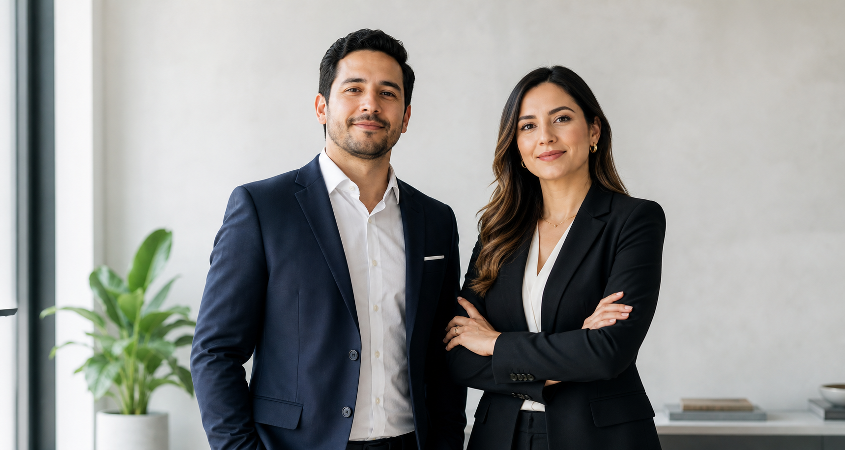 Placeholder temporal de dos profesionales que representan al equipo de Cotes Agency